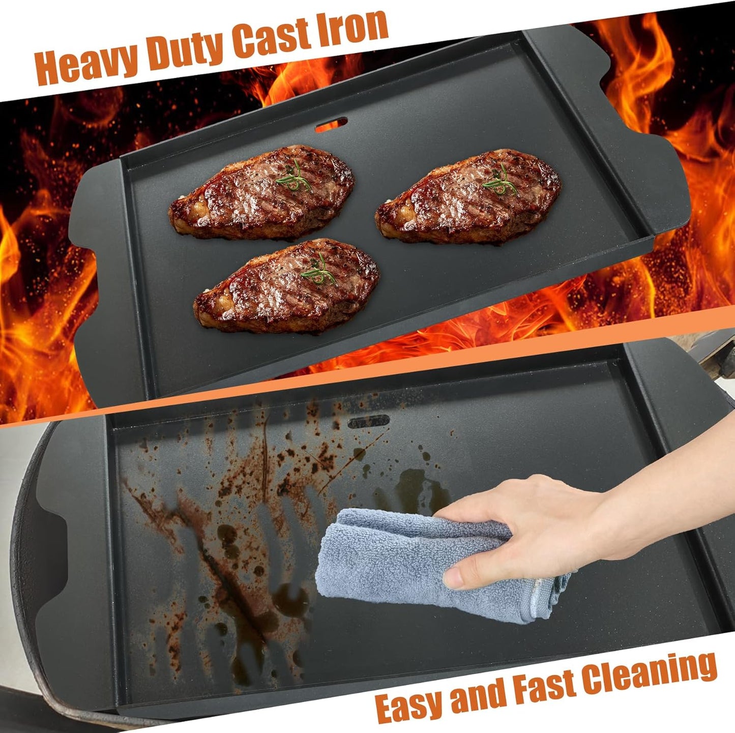 9010001 Griddle KEESHA Upgrade Nonstick Griddle for Weber 9010001 9013001 Traveler Portable Gas Grill