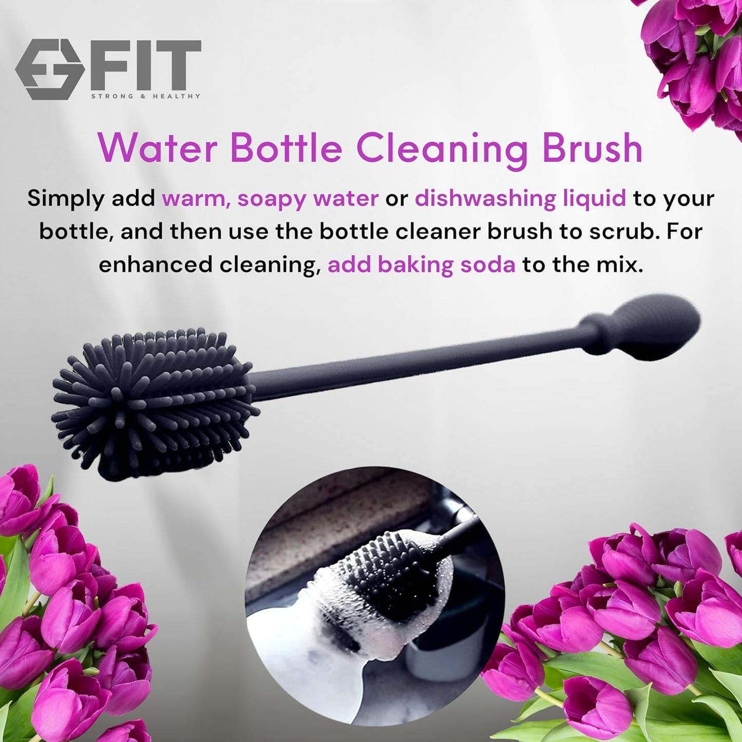 FIT Strong & Healthy 32 oz Glass Water Bottle with Straw Lid, Time Marker, Sleeve & Extra Lid - Motivational, Wide Mouth 1 Liter Glass Drinking Bottle