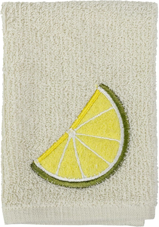 MÜkitchen SCRUBSY 100% Cotton Kitchen Dish Cloth with Built in Scrubber | Various Designs and Super Absorbant (Lime)