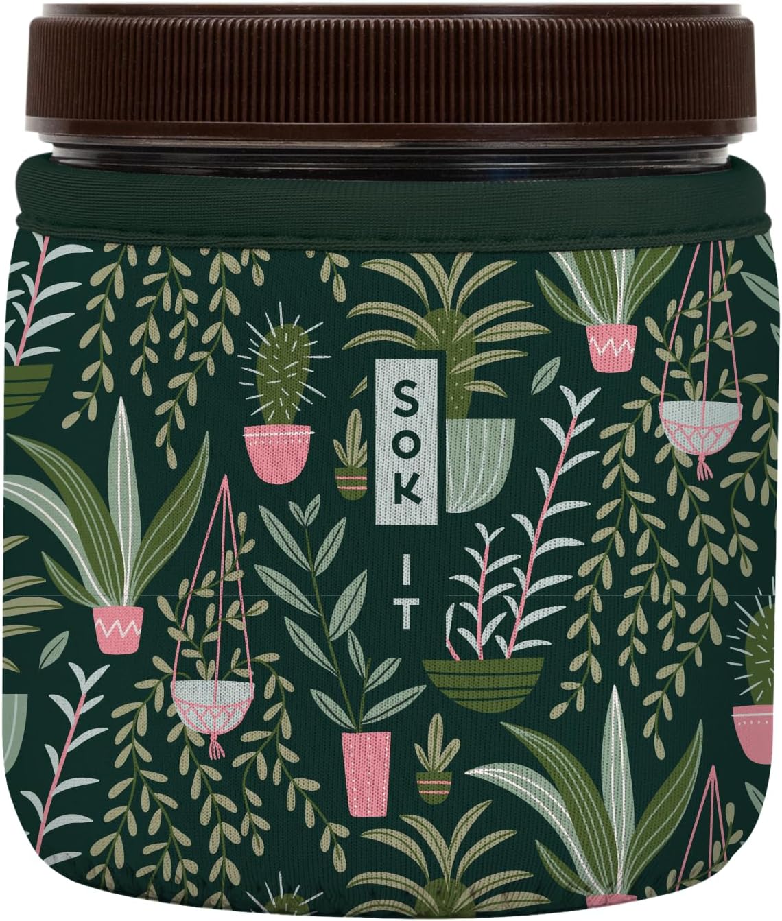 Sok It IceCreamSok Insulated Neoprene Cover (Green Living, Straight Ice Cream Pints)