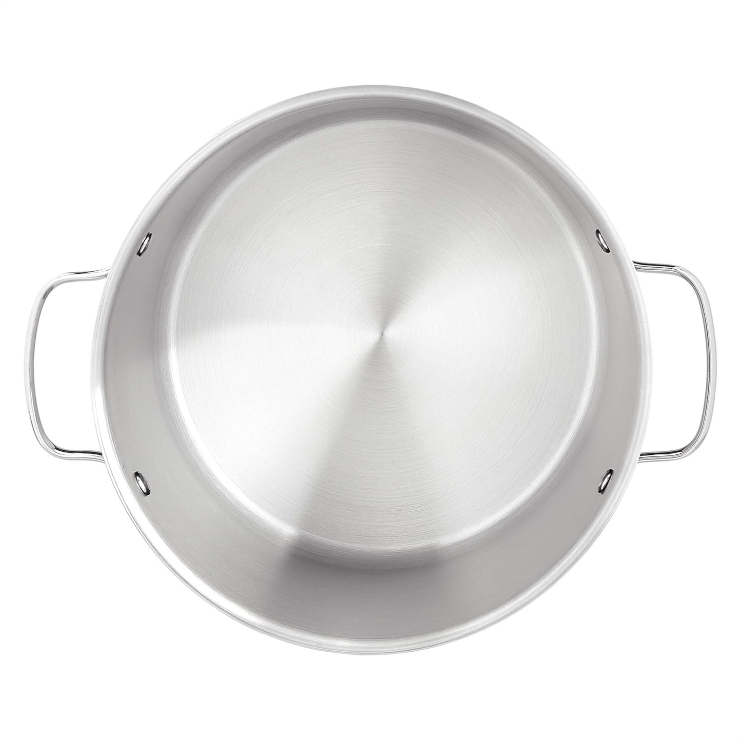 Amazon Basics Stainless Steel Stock Pot with Lid, 8 Quart, Even Heating, Easy to Clean, Silver