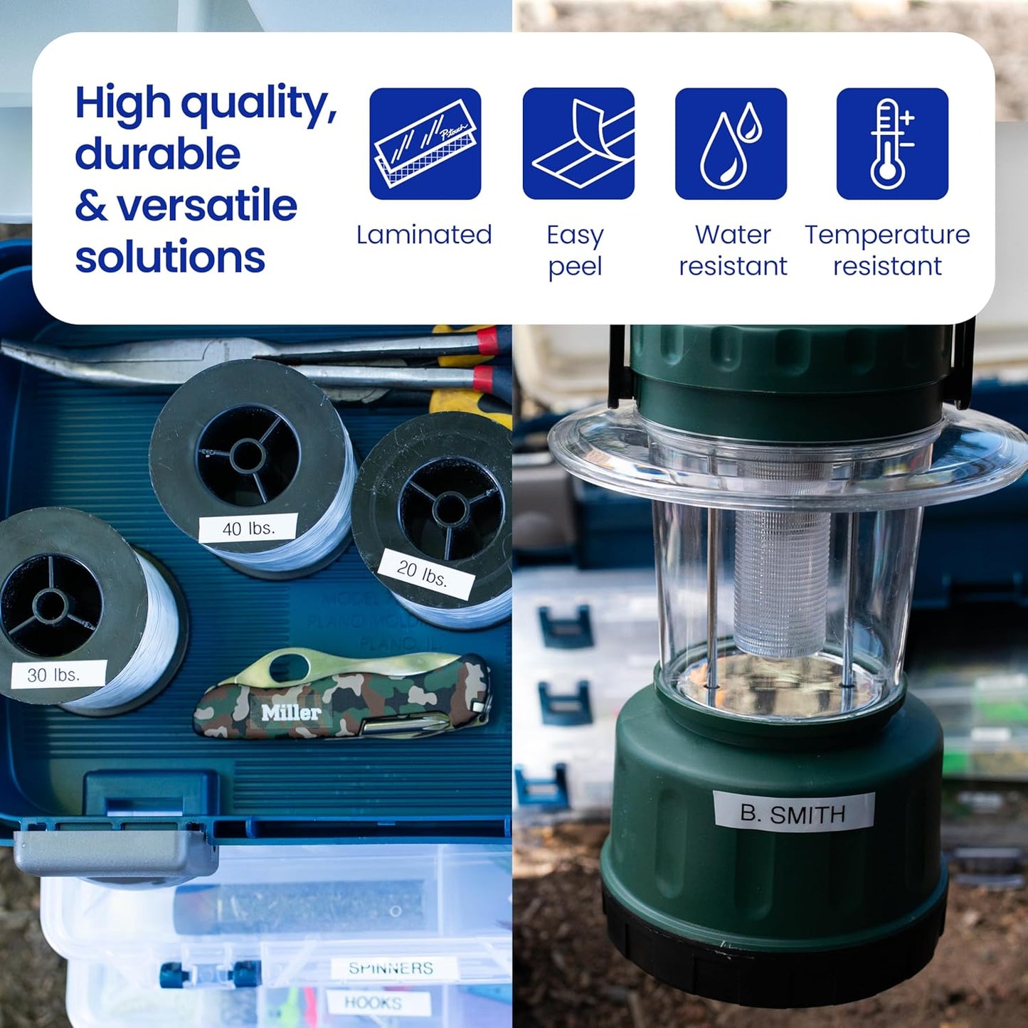 Brother Genuine P-Touch TZe Black Print on White Label Tape (TZeS221), Strong Adhesive Laminated,3/8in x 26.2ft (9mm x 8m), for Select P-Touch Label Makers, Water-Resistant, Extra Strength