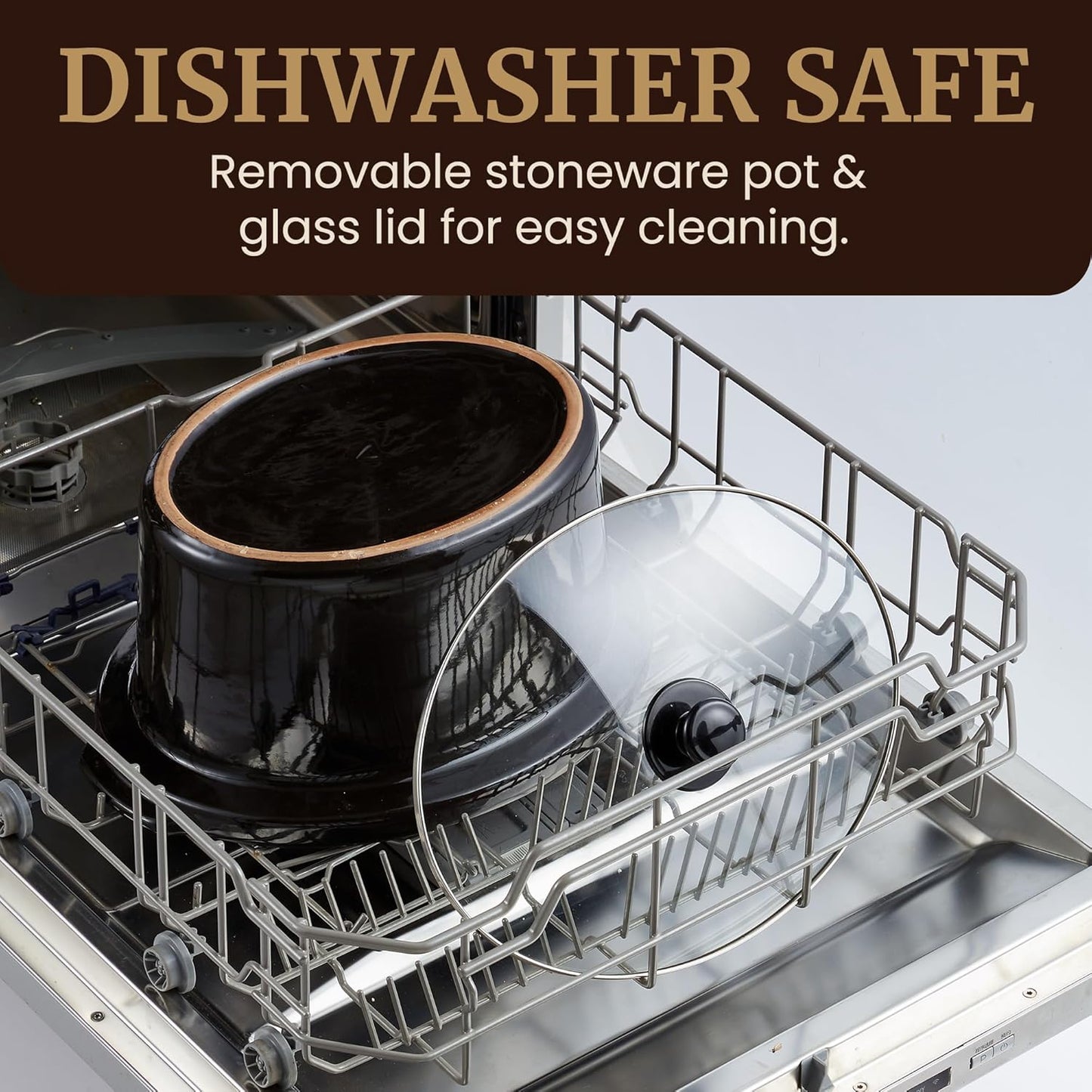 Elite Gourmet MST-900D 8.5Qt Digital Programmable XL Jumbo Slow Cooker, Adjustable Temp, Entrees, Sauces, Stews & Dips, Dishwasher Safe Glass Lid & Crock, Stainless Steel