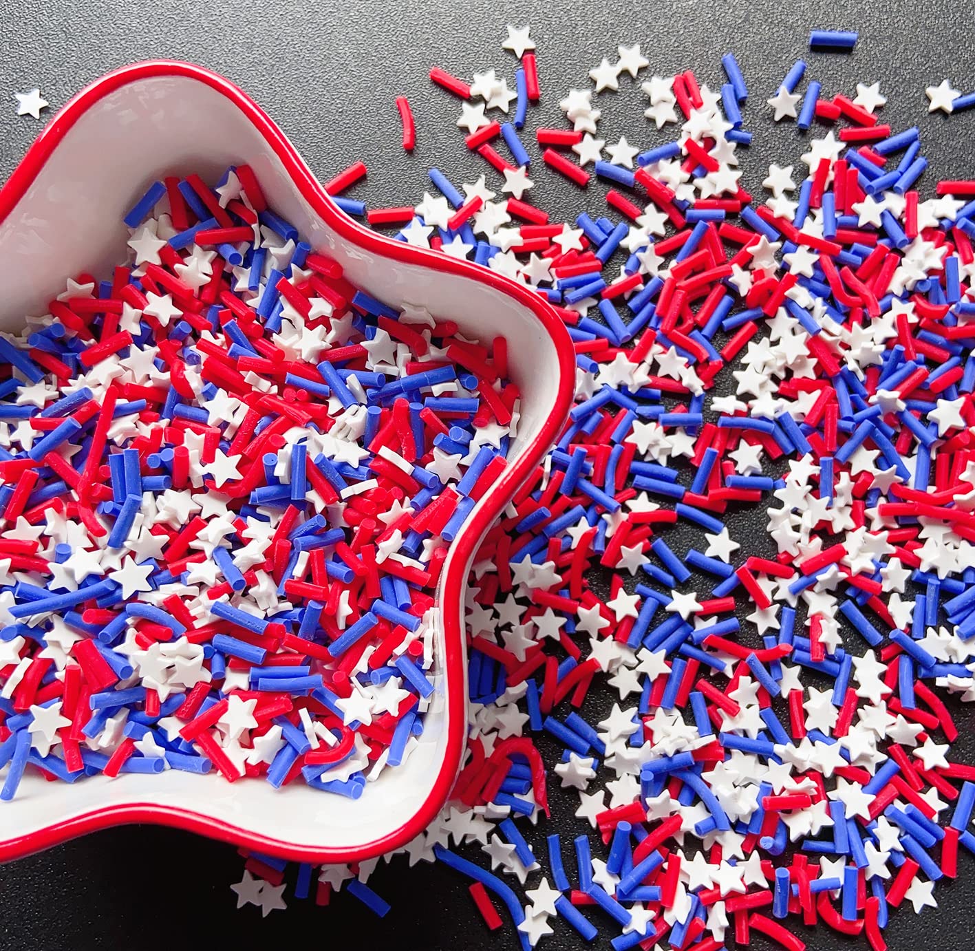 EHOPE 120G Fake Sprinkles Resin Sprinkles Fake Candy Sprinkles Clay Sprinkles Polymer Sprinkles Polymer Clay Slices for Nail Art DIY Crafts Cake Phone Case（Clay Slices+Sugar+Zuan+12C-120G