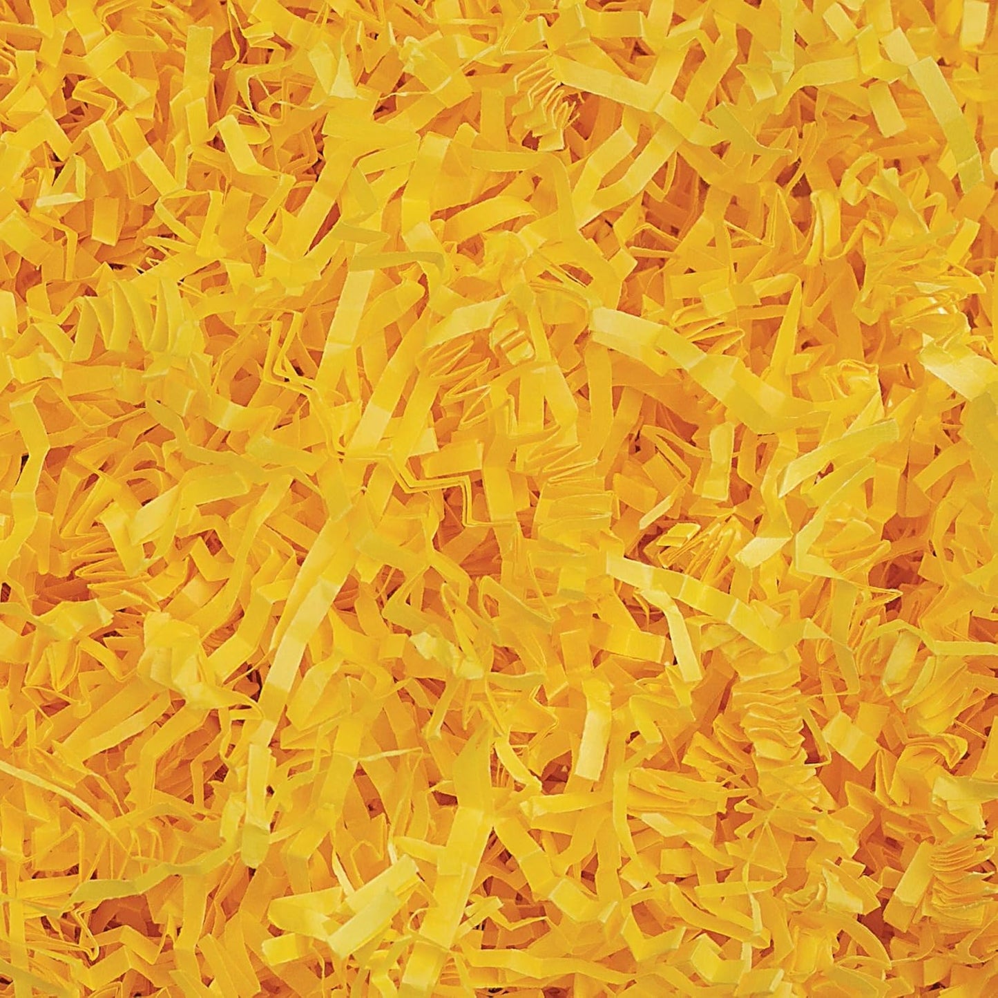 MagicWater Crinkle Cut Paper for Gift Baskets - 2LB - Yellow - Perfect for Shredded Paper Filler, Basket Filler, Gift Boxes, Bridesmaid Gifts, Halloween Stuffers & More – Ideal for All Occasions