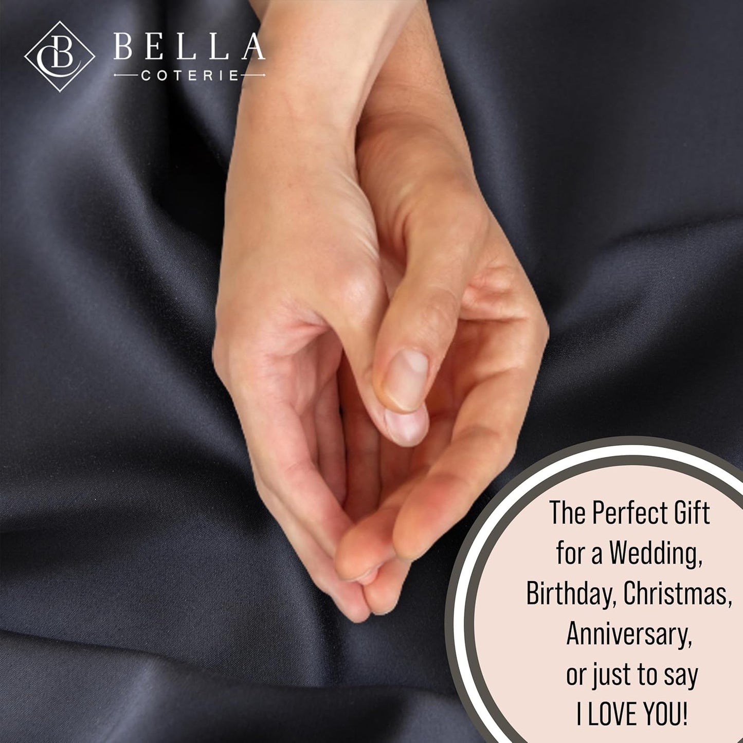 Bella Coterie Luxury Bamboo Viscose Queen Size Sheet Set | 100% Organically Grown | Ultra Soft | Cooling for Hot Sleepers | 18" Deep Pocket [Black]