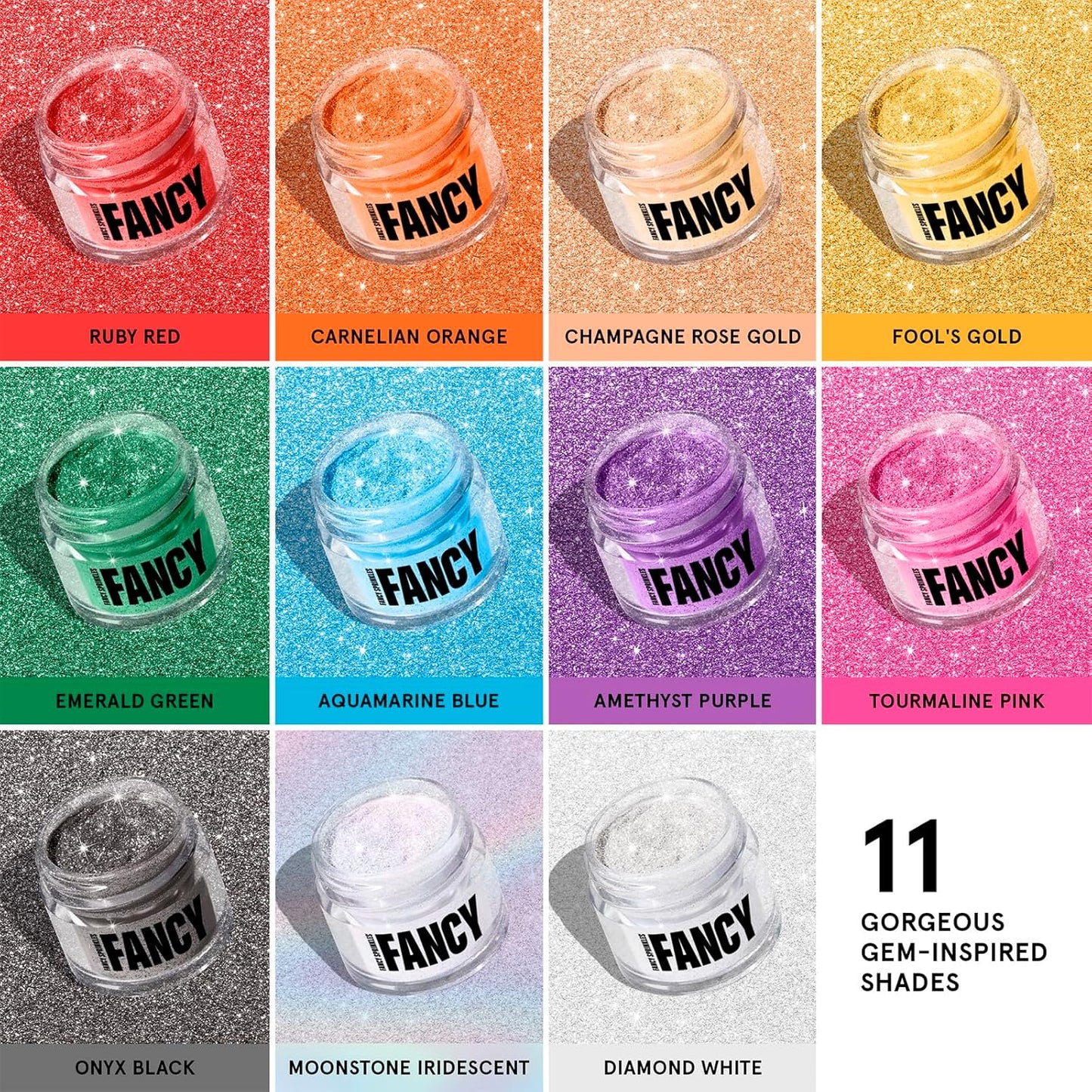 Fancy Sprinkles Diamond White Premium Edible Glitter, 100% Edible Glitter for Sparkling Food & Drinks No Taste or Texture (4gm)