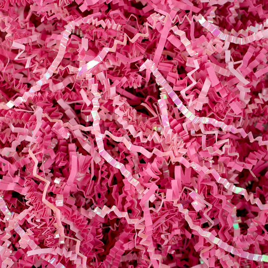 MagicWater Crinkle Cut Paper for Gift Baskets - 2LB - Diamond Strawberry - Perfect for Shredded Paper Filler, Basket Filler, Gift Boxes, Bridesmaid Gifts, Halloween Stuffers & More – For All Occasions