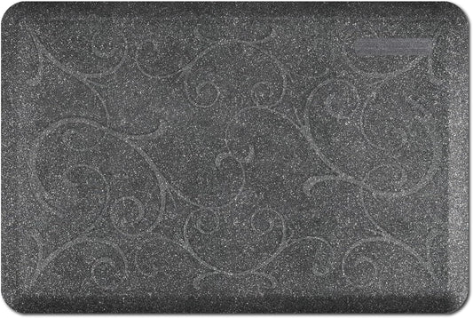 WellnessMats Bella Collection Anti-Fatigue Floor Mat, Polyurethane – Ergonomic Support Pad for Home, Kitchen, Garage, Office Standing Desk – Water Resistant - Made in USA