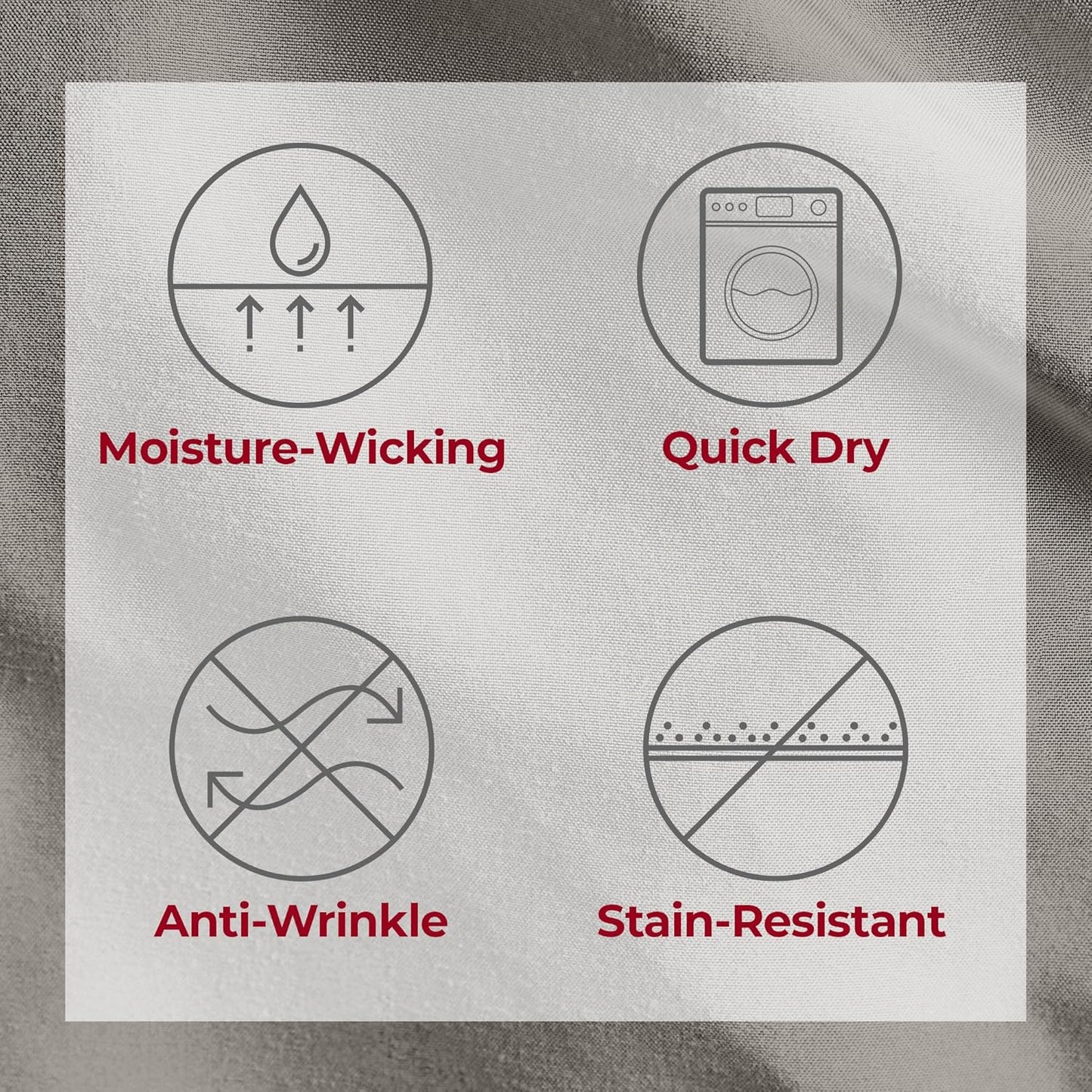 Mellanni Split King Sheets Set - 5 PC Iconic Collection Bedding - Hotel Luxury, Extra Soft, Cooling Bed Sheets - Wrinkle, Fade, Stain Resistant (Split King, Taupe)