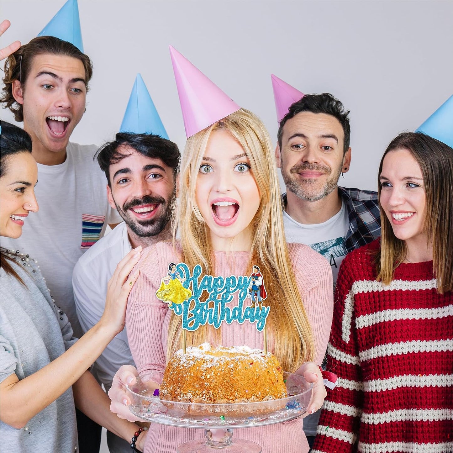 Seyal® Snow White and the Sevn Dwarfs Happy Birthday Cake Topper