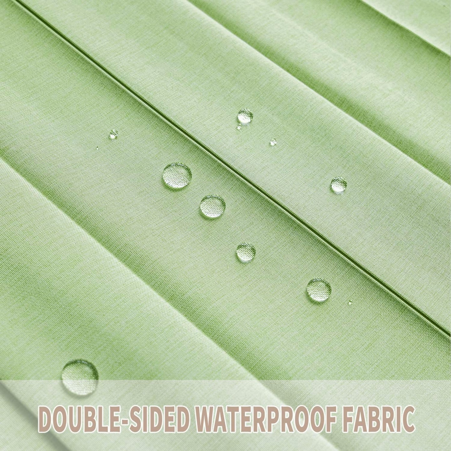 Vatge Curtain for Closet Without Door - Accordion Folding Door Curtain for Doorway, and Open Closet, Hanging Privacy Curtain Wall for Room Separation,1 Panel with Tieback, W52 x L78, Green