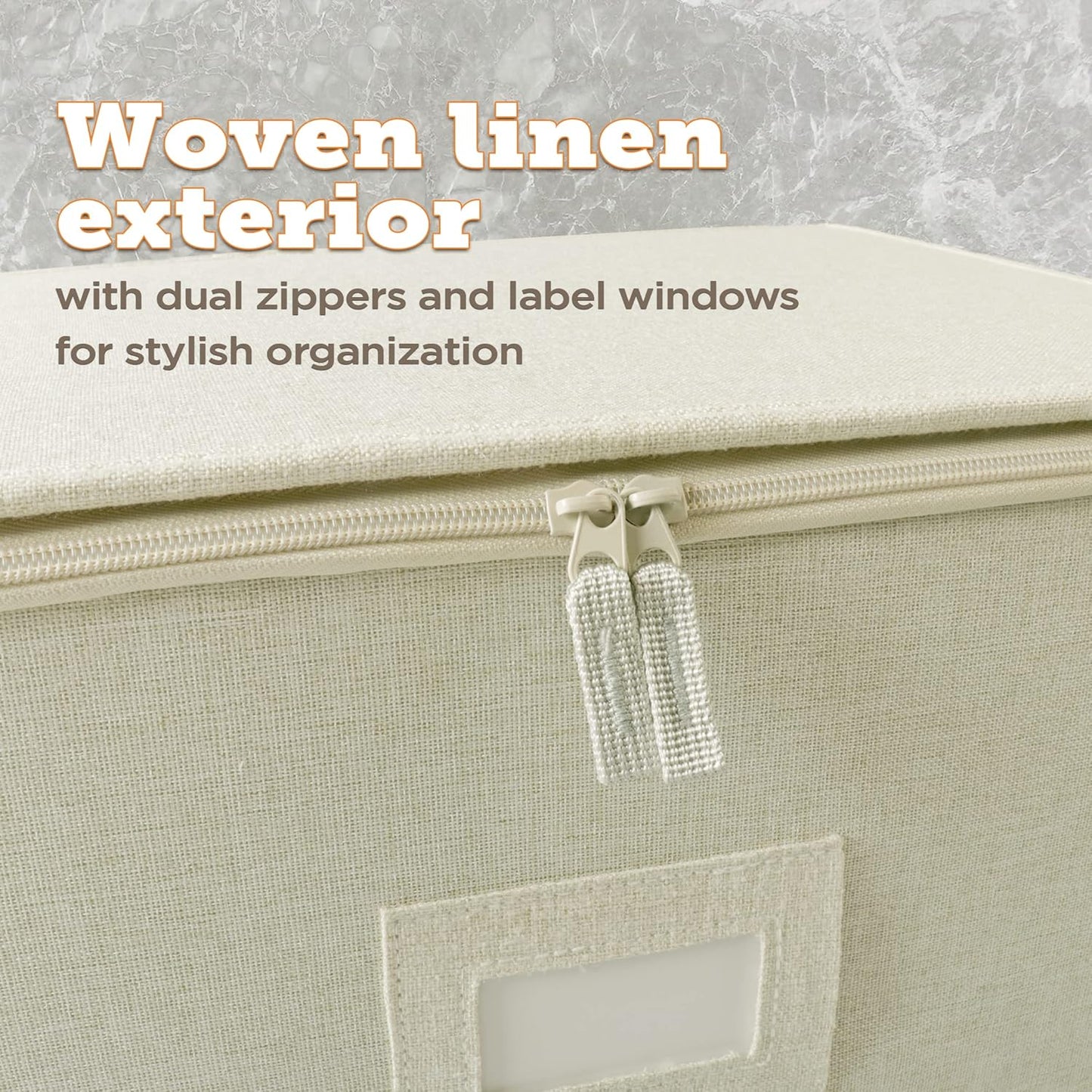 storageLAB Cup and Mug Storage Containers, Hard Shell Storage Case with Felt Dividers for Cups, Mugs, Dishes, and Glasses, Ideal for Kitchen Organizing and Moving Supplies - 1 Pack, Cream