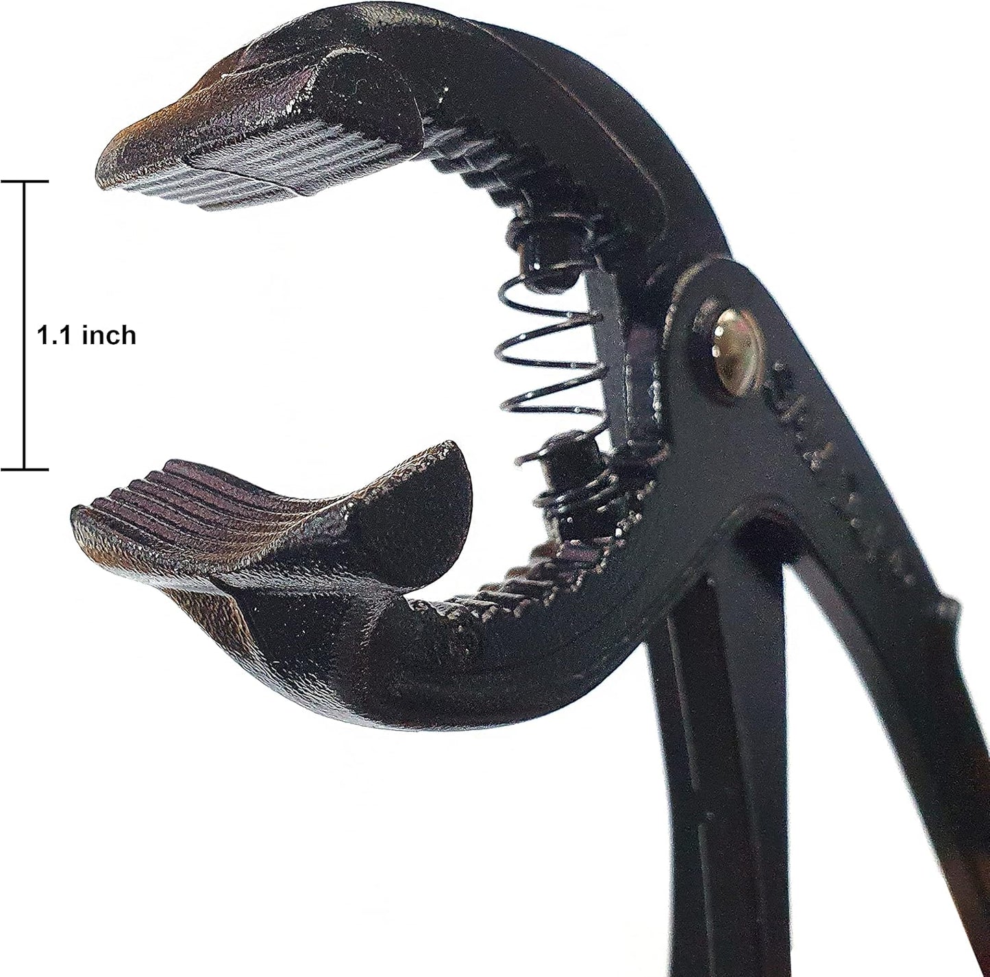 LENITH Aluminum Hot Pot Tongs Holder For Korean Stone Ceramic Bibimbap Bowl, Dolsot, Ddukbaegi, Sizzling Hot Pot (BLACK)