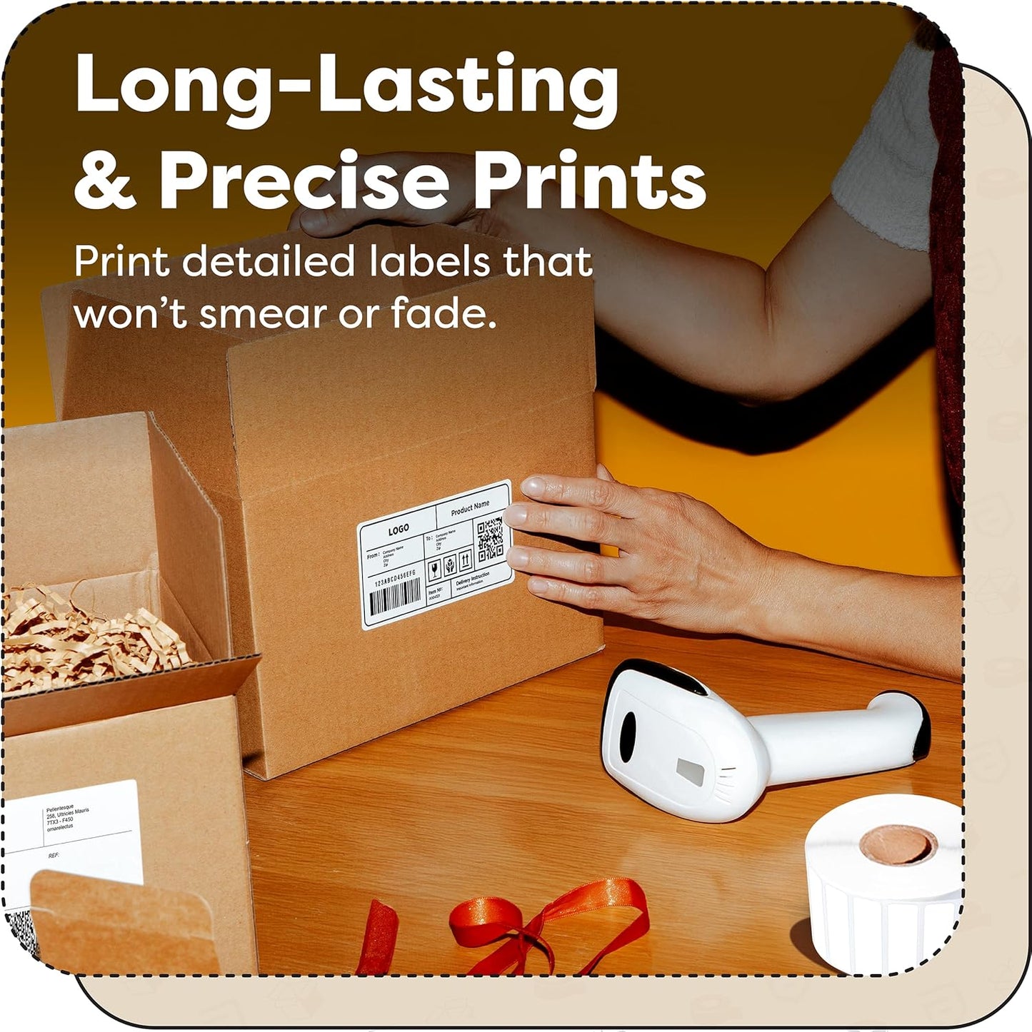 Aegis Adhesives - 1.2” X 0.85” Direct Thermal Multipurpose Labels for Return Address, QR Barcodes, Perforated & Compatible with Zebra Desktop Printers - NOT Rollo Compatible (12 Rolls, 1500/Roll)