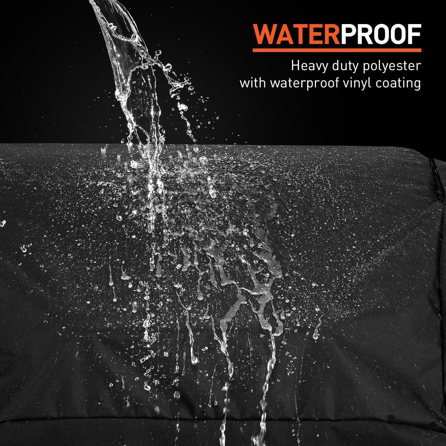 BBQ Grill Cover 55 Inch, Heavy Duty Waterproof Gas Grill Cover Fade Resistant, All Weather Protection Compatible with Weber Charbroil Nexgrill