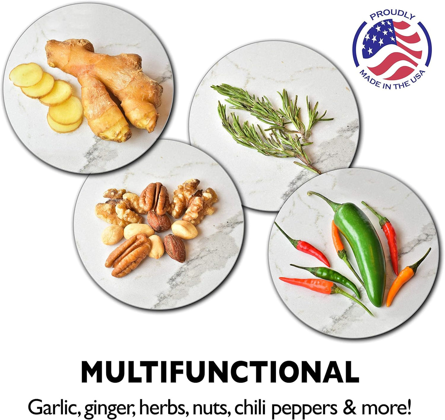 Nextrend Garlic Twister 4th Generation - 3-5 Clove Capacity, Dishwasher-safe, BPA-Free (Green)