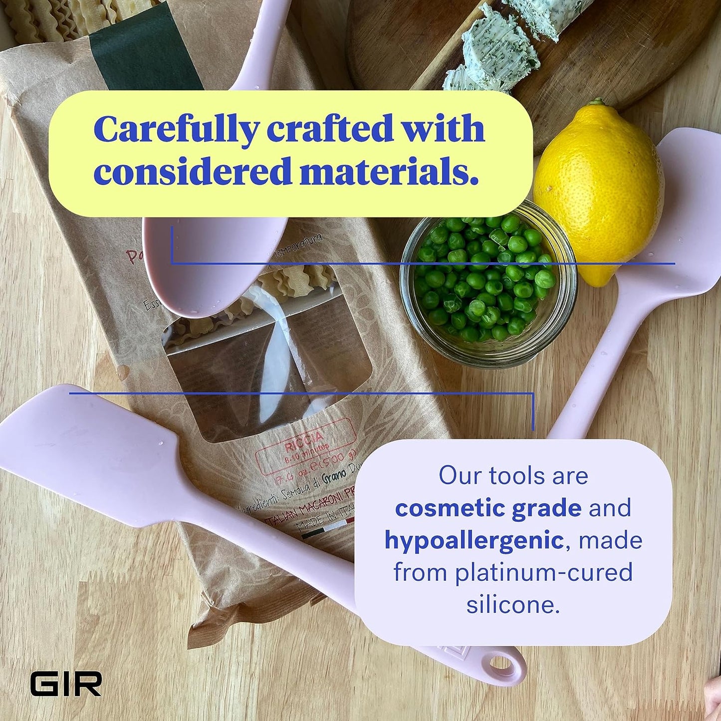 GIR: Get It Right Silicone Spreader Spatula - Silicone Butter Spreader - Food Grade Scraper - BPA & BPS Free - Baking Supplies - Home & Kitchen Gadgets - 10" x 1.10" - Black