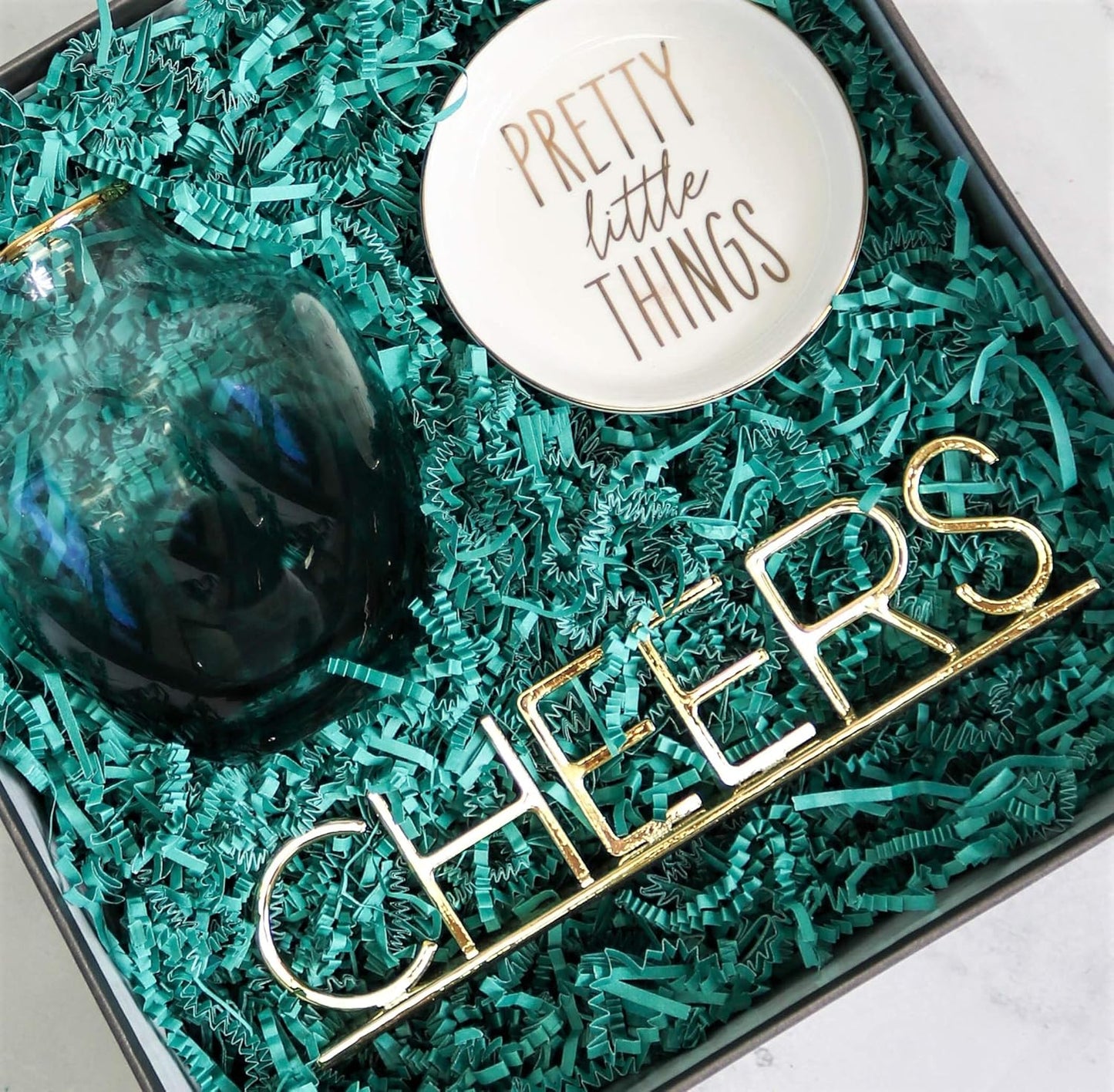 MagicWater Crinkle Cut Paper for Gift Baskets - 2LB - Teal - Perfect for Shredded Paper Filler, Basket Filler, Gift Boxes, Bridesmaid Gifts, Halloween Stuffers & More – Ideal for All Occasions