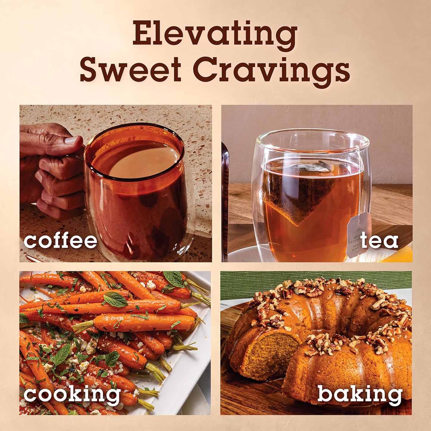 Sugar In The Raw Organic Granulated White Premium Cane Sugar, Pure Natural Sweetener, Hot & Cold Drinks, Coffee, Cooking, Baking, Vegan, Gluten-Free, Non-GMO, Bulk Sugar, 24 oz Bag (1-Pack)