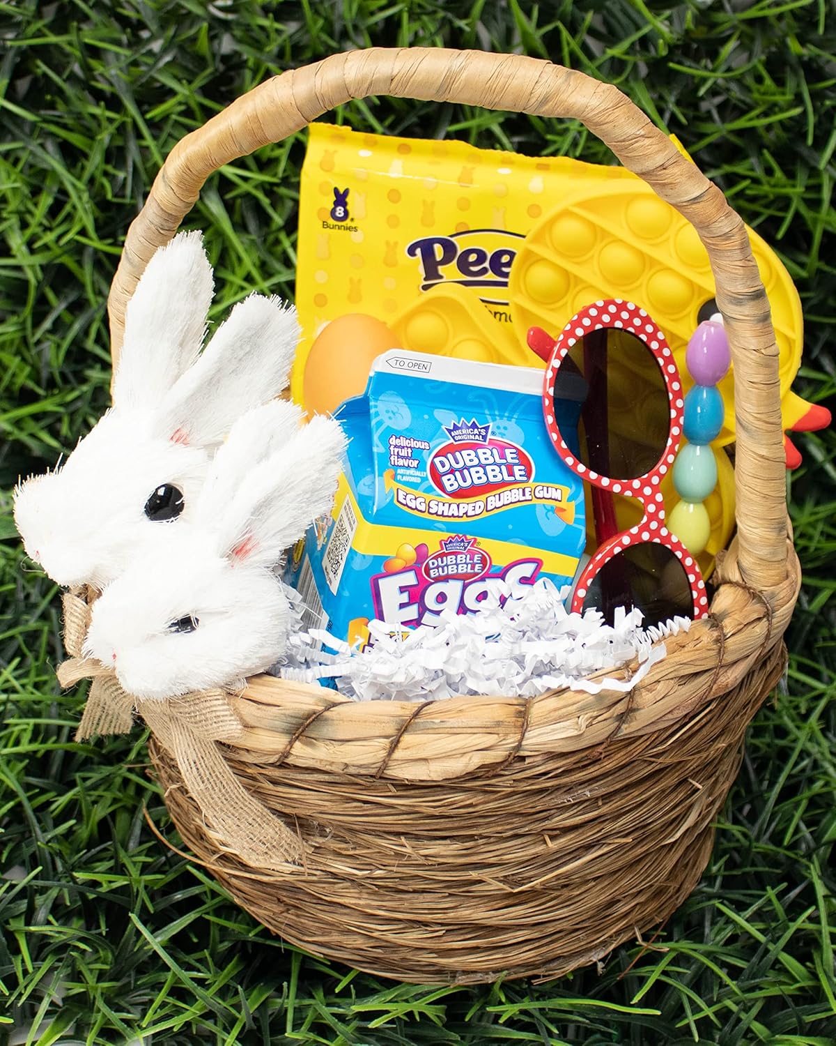 MagicWater Crinkle Cut Paper for Gift Baskets - 2LB White - Perfect for Shredded Paper Filler, Basket Filler, Gift Boxes, Bridesmaid Gifts, Halloween Stuffers & More – Ideal for All Occasions