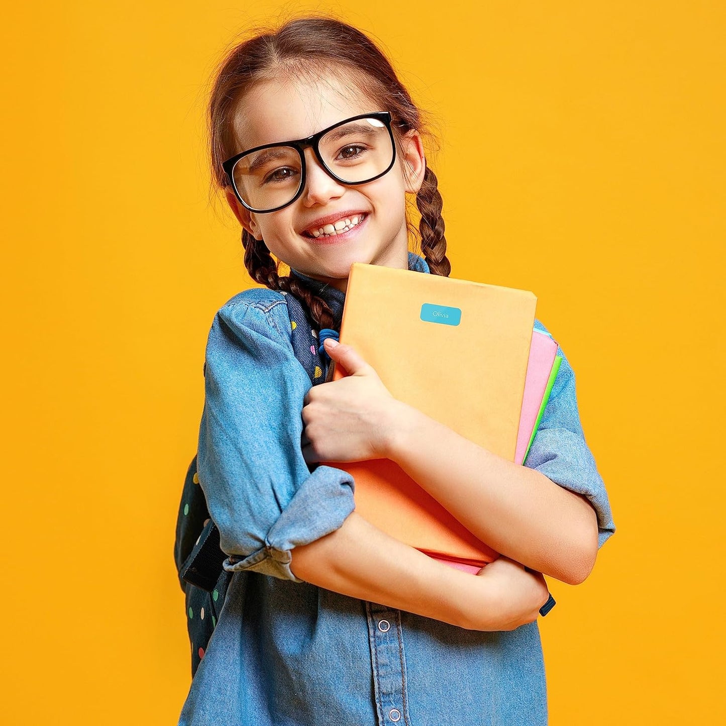 Personalized Labels (100 Count) (0.9" 0.4") Small Custom Name Stickers - Waterproof for Kids, Toddlers and Parents